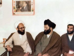 حضرت آیت الله جباری - حضرت حجت الاسلام مرحوم موحدی ساوجی در ستاد نماز جمعه بهشهر