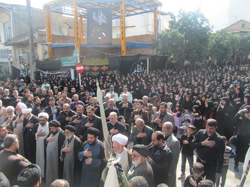 تجمع بزرگ عزاداران حسینی بهشهر تاسوعا محرم 94